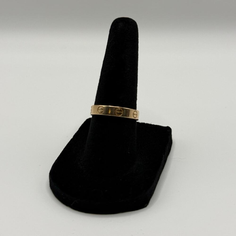 Authentic Cartier Love Ring, Small Model Rose Gold Size 52 (US 6)